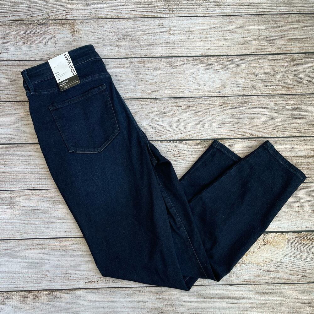 NWT Women's 14 NINE WEST Sculpting High-Rise Skinny Jeans